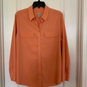 Beautiful Chicos pumpkin colored blouse